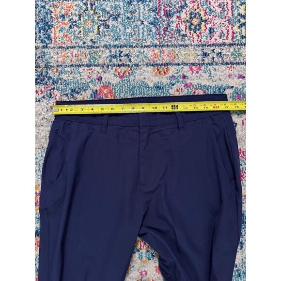 Fabletics The Only Pant Classic Fit Navy Performance Ankle Mens Size 34 x 32 - Picture 7 of 7